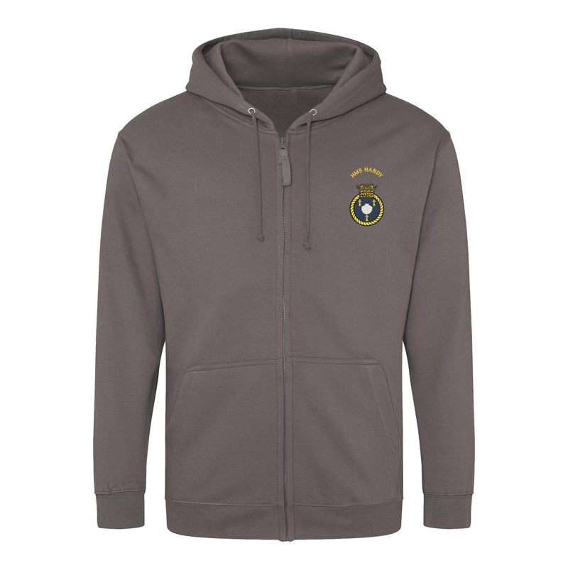 HMS Hardy Zipped Hoodie