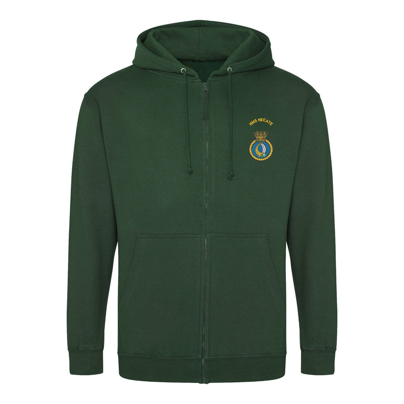 HMS Hecate Zipped Hoodie