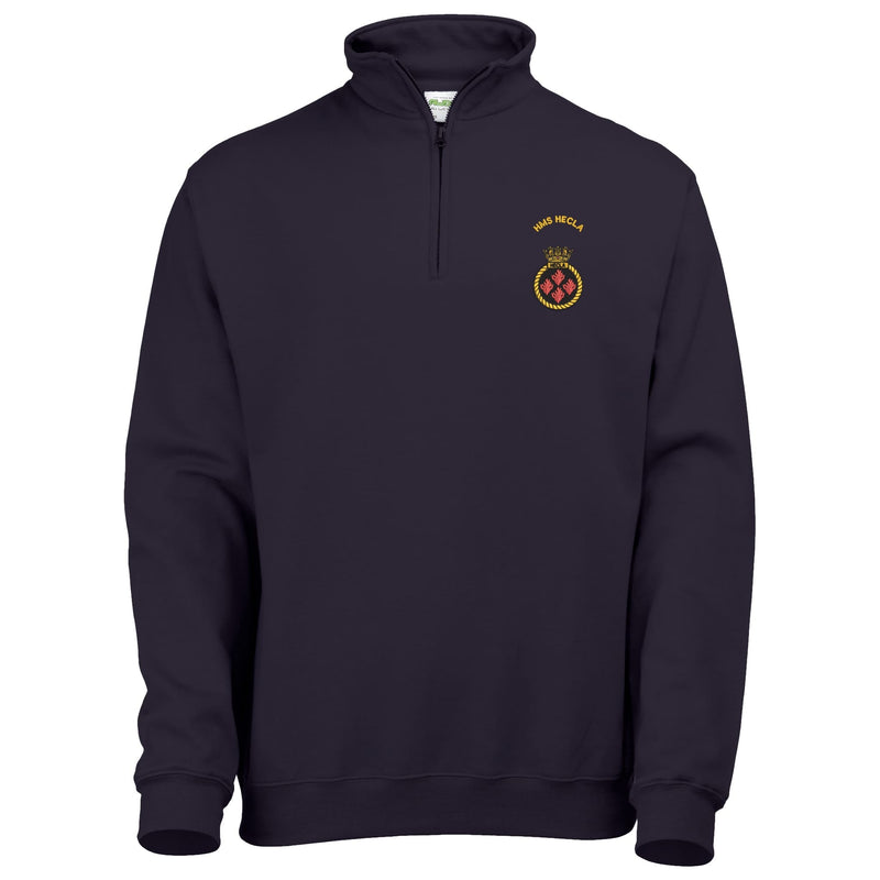 HMS Hecla Quarter Zip Sweatshirt