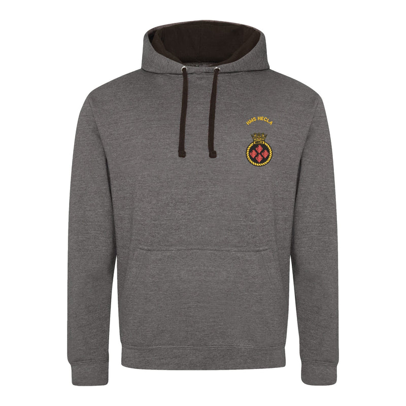 HMS Hecla Varsity Contrast Hoodie