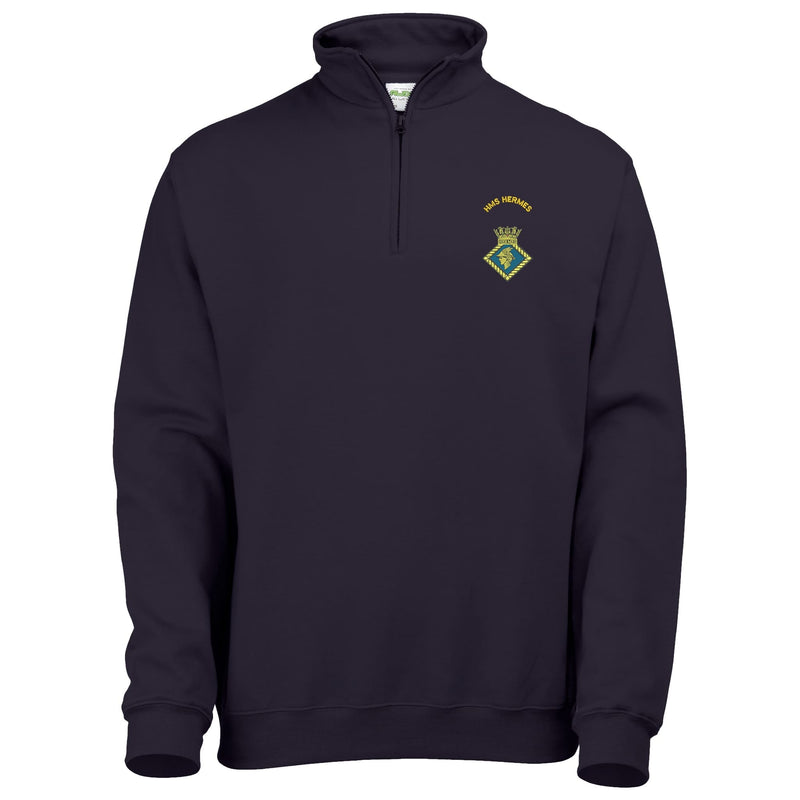 HMS Hermes Quarter Zip Sweatshirt