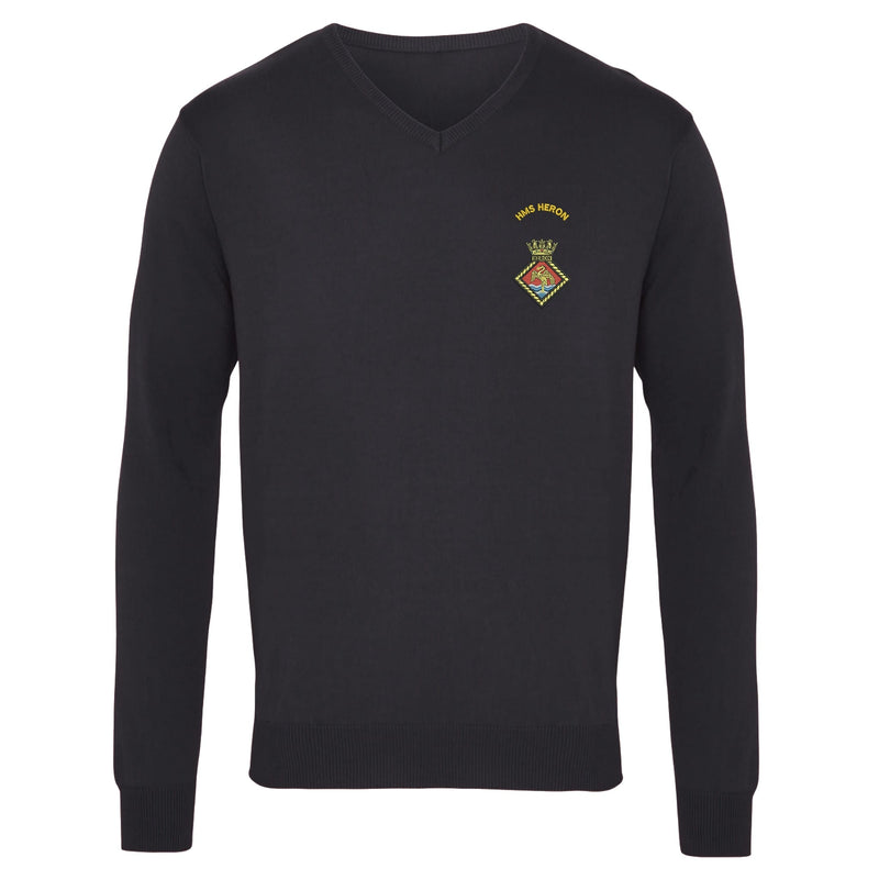 HMS Heron Arundel Sweater Charcoal