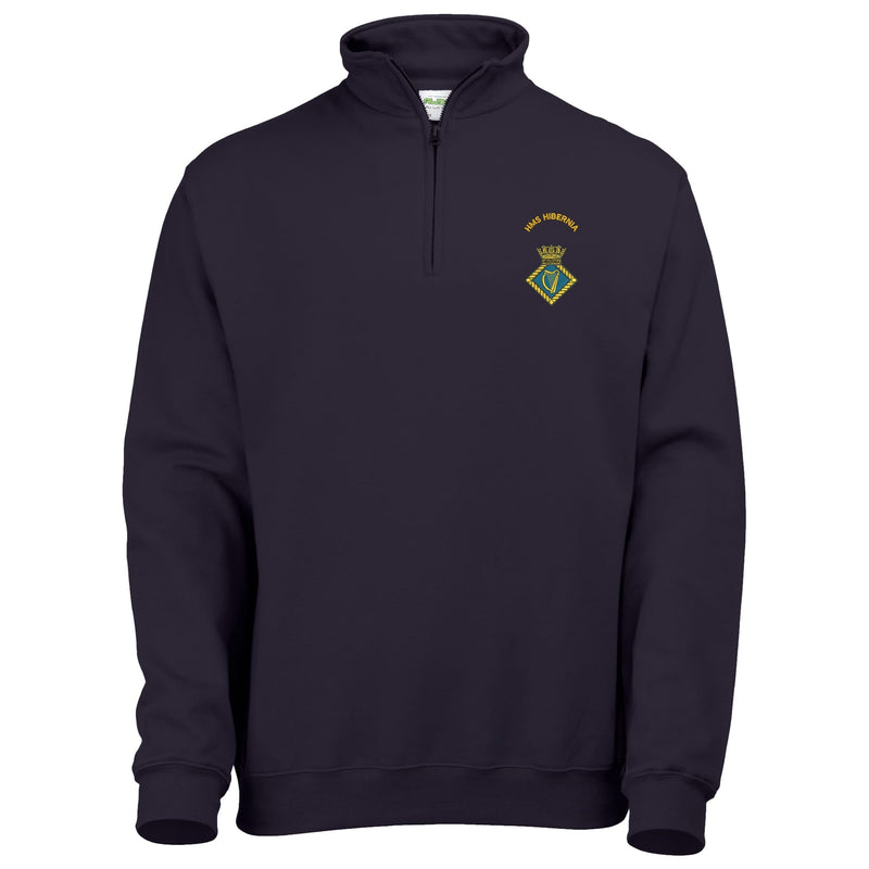 HMS Hibernia Quarter Zip Sweatshirt