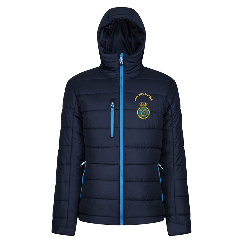 HMS Implacable Regatta Thermal Hooded Jacket
