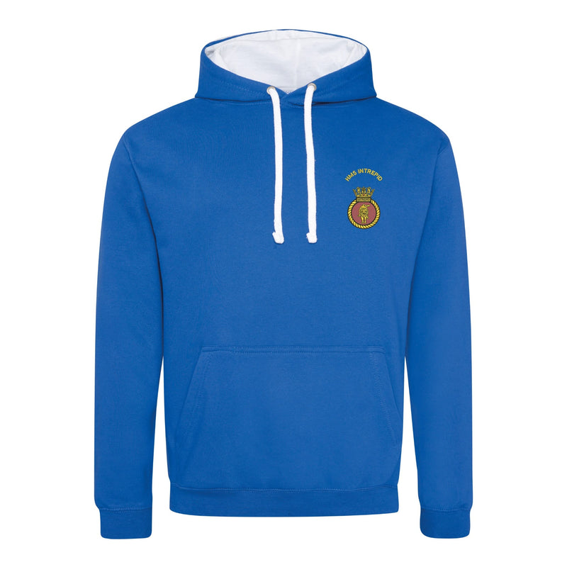 HMS Intrepid Varsity Contrast Hoodie