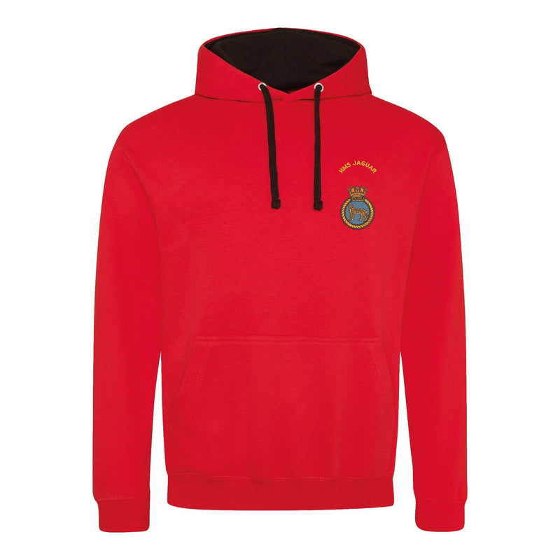 HMS Jaguar Varsity Contrast Hoodie