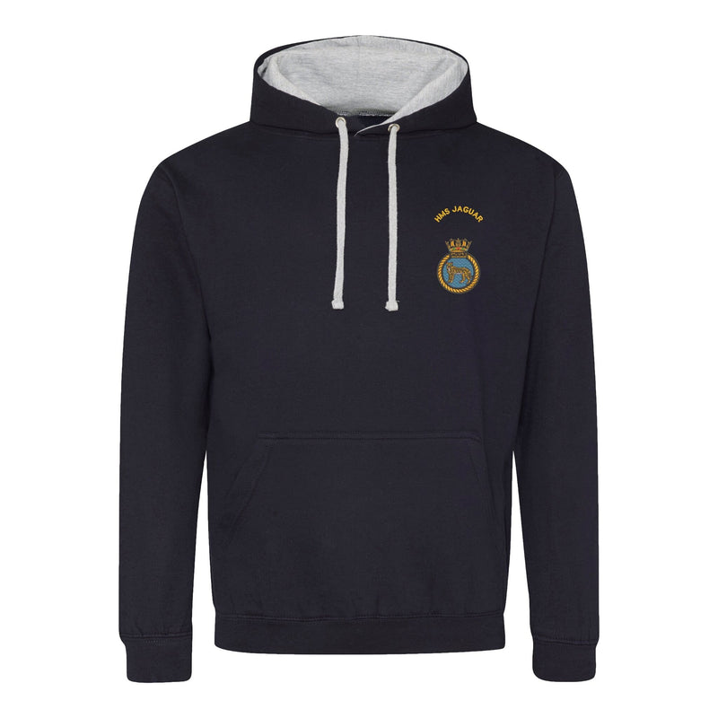 HMS Jaguar Varsity Contrast Hoodie