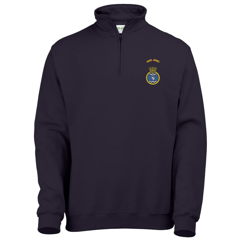 HMS Juno Quarter Zip Sweatshirt