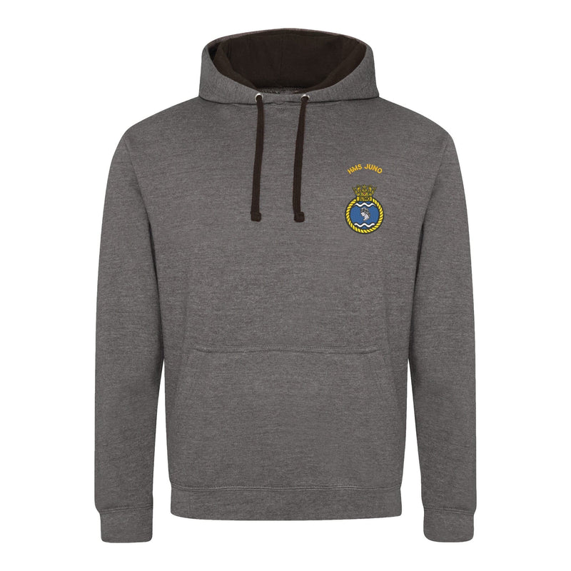 HMS Juno Varsity Contrast Hoodie