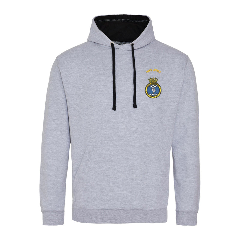 HMS Juno Varsity Contrast Hoodie