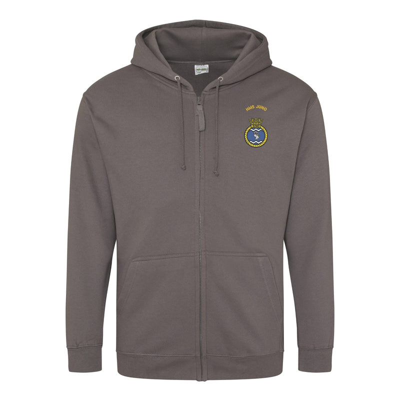 HMS Juno Zipped Hoodie
