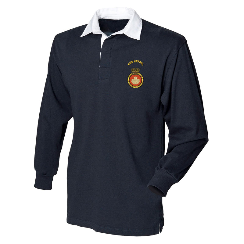 HMS Keppel Front Row Long Sleeve Rugby Shirt