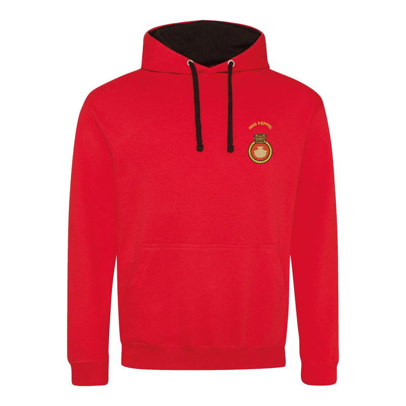 HMS Keppel Varsity Contrast Hoodie