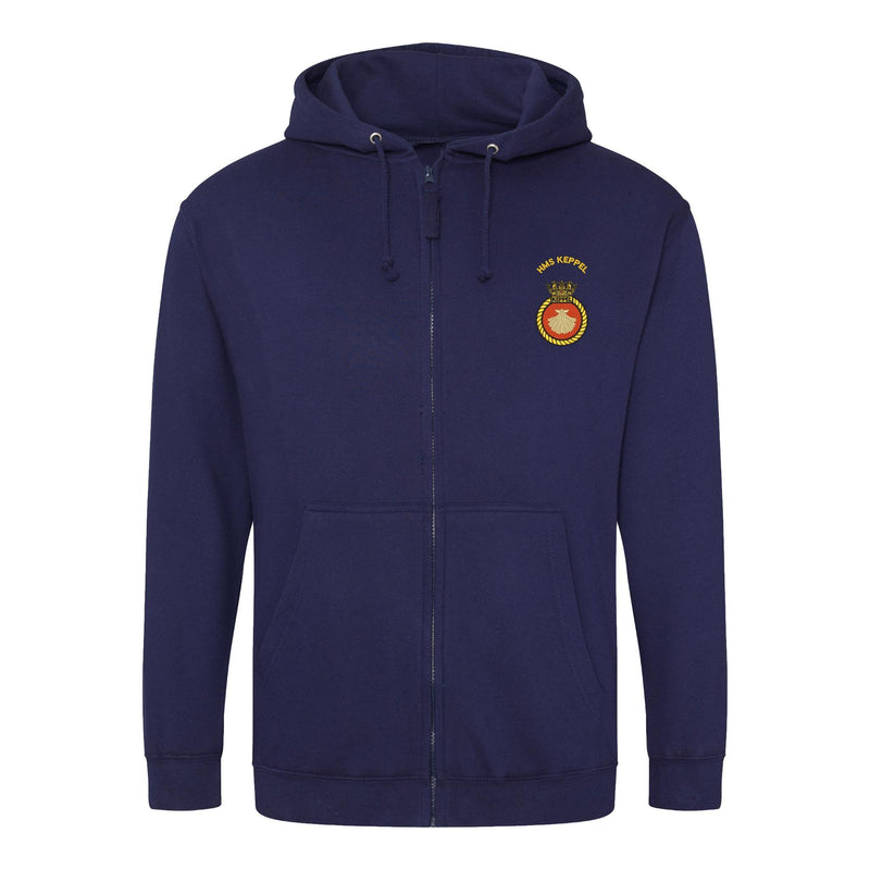 HMS Keppel Zipped Hoodie