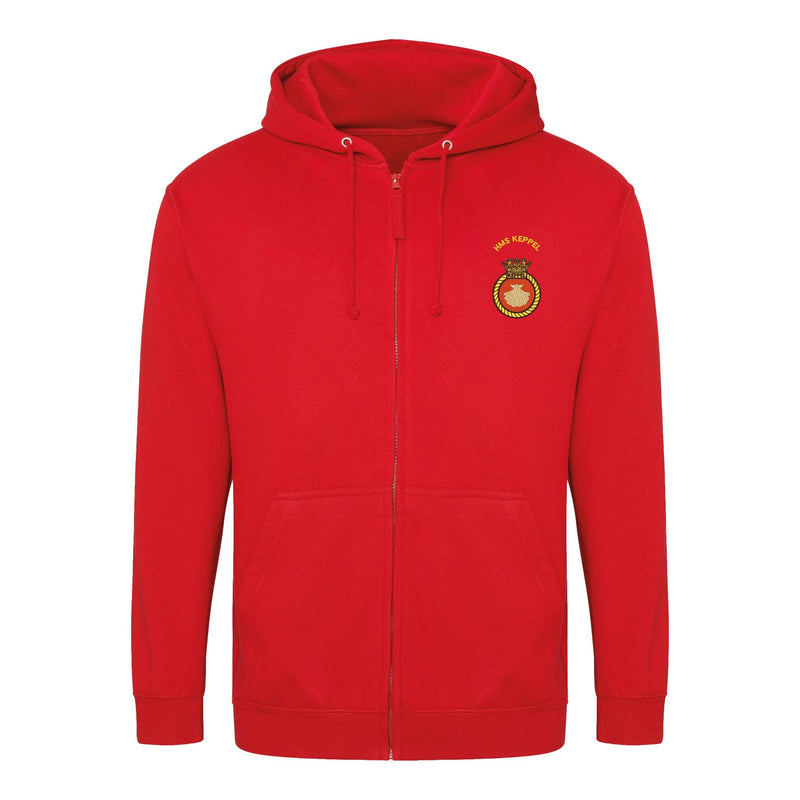 HMS Keppel Zipped Hoodie