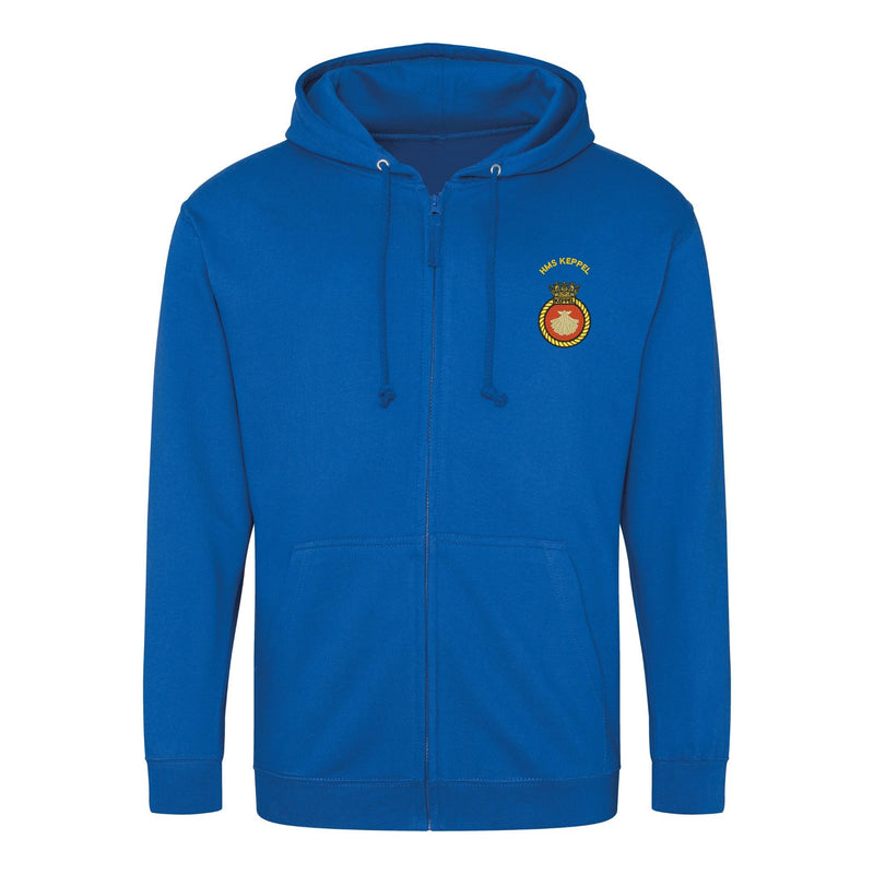 HMS Keppel Zipped Hoodie