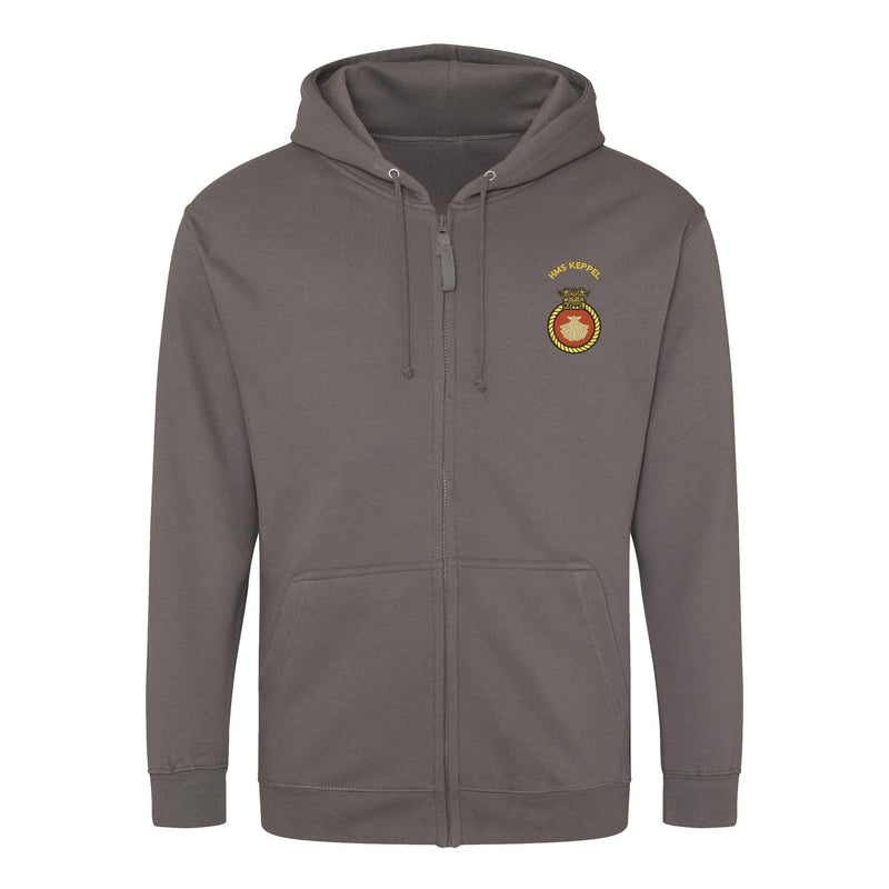 HMS Keppel Zipped Hoodie