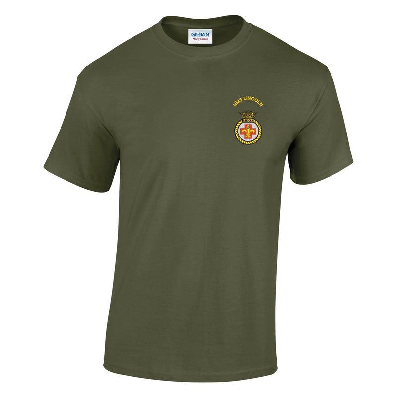 HMS Lincoln Cotton T-Shirt