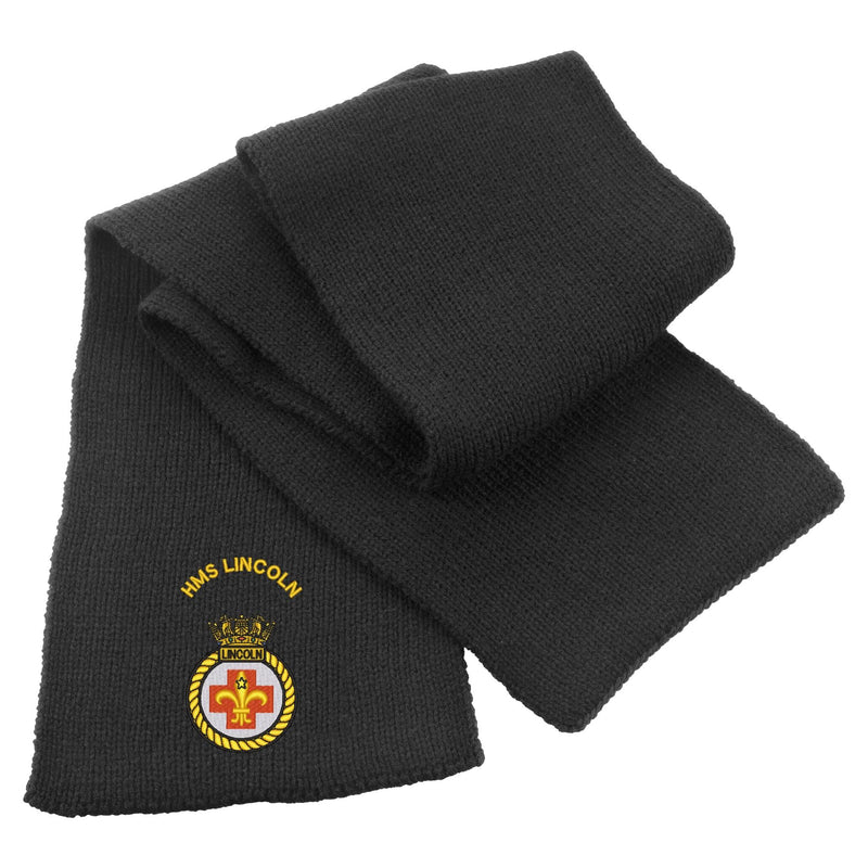 HMS Lincoln Heavy Knit Scarf
