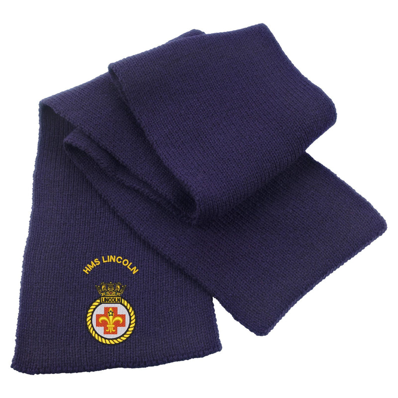 HMS Lincoln Heavy Knit Scarf