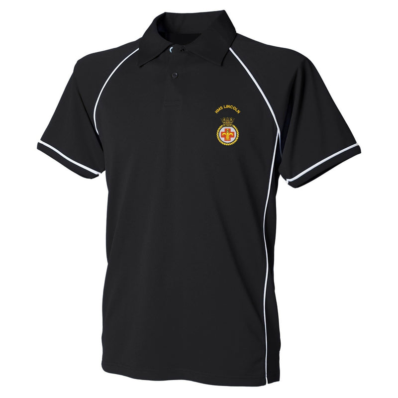 HMS Lincoln Performance Polo