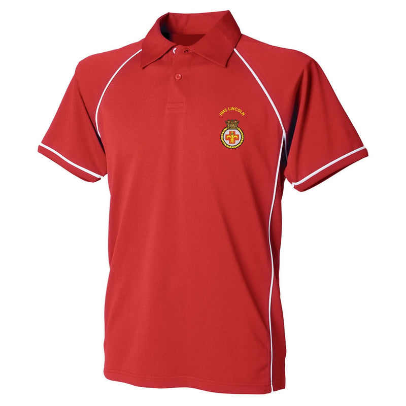 HMS Lincoln Performance Polo