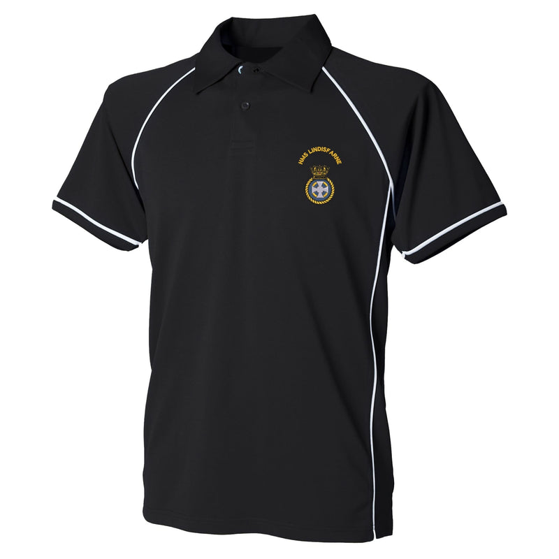 HMS Lindisfarne Performance Polo