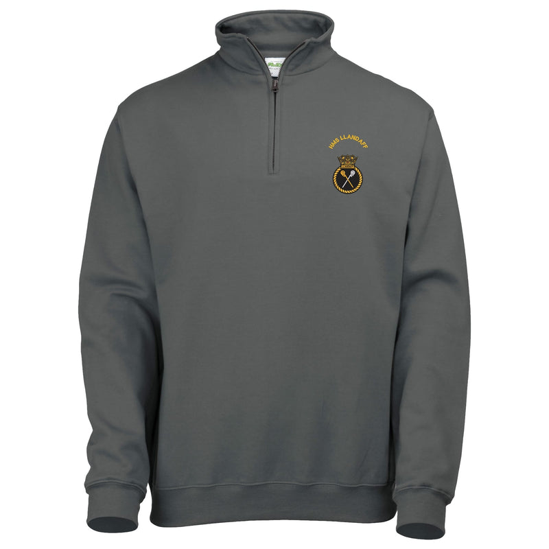 HMS Llandaff Quarter Zip Sweatshirt