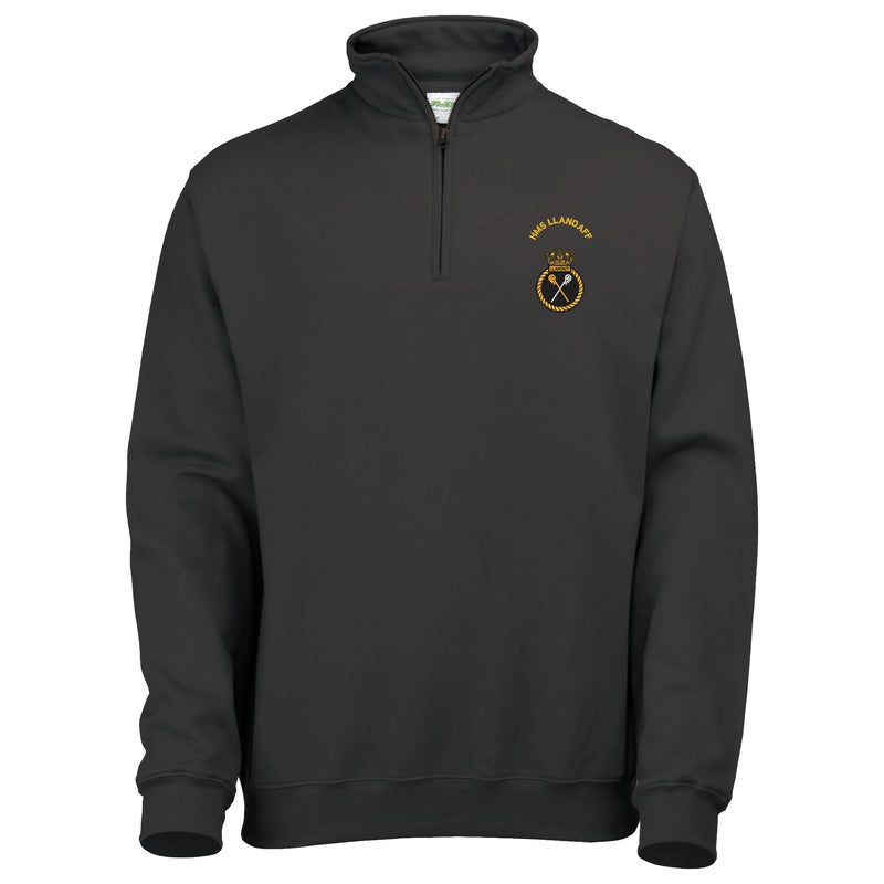 HMS Llandaff Quarter Zip Sweatshirt