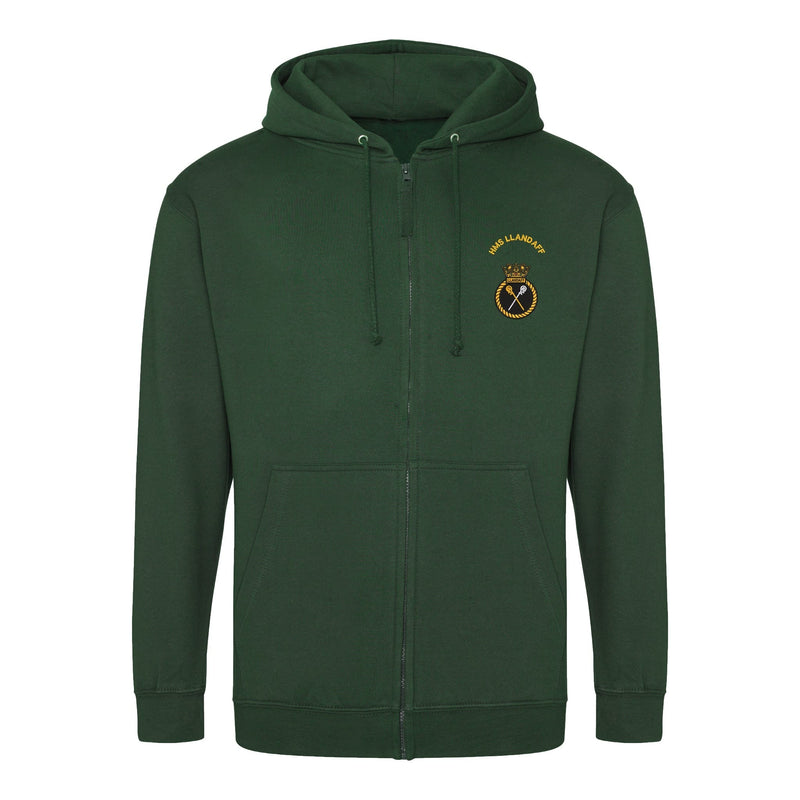 HMS Llandaff Zipped Hoodie