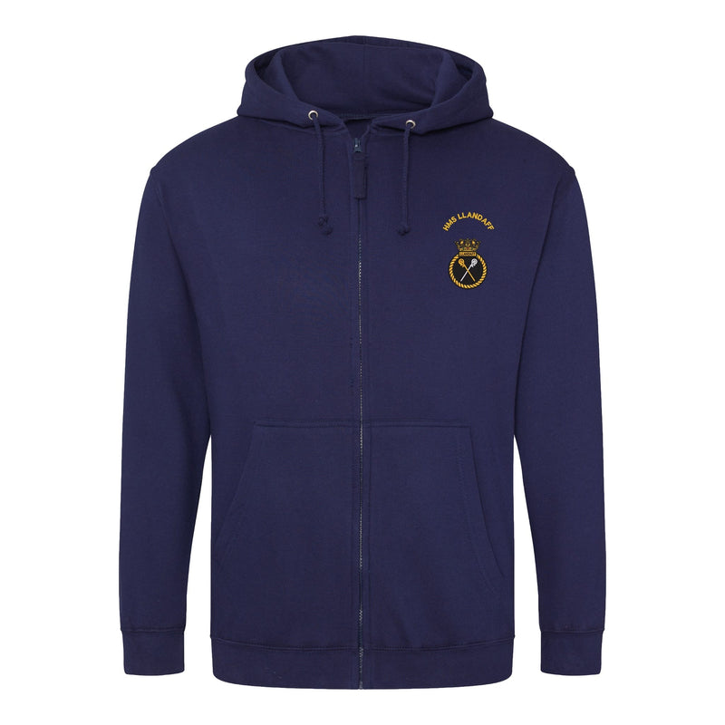 HMS Llandaff Zipped Hoodie