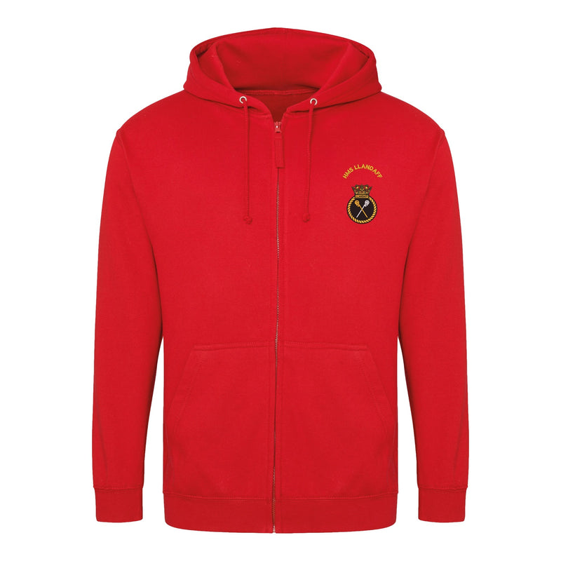 HMS Llandaff Zipped Hoodie