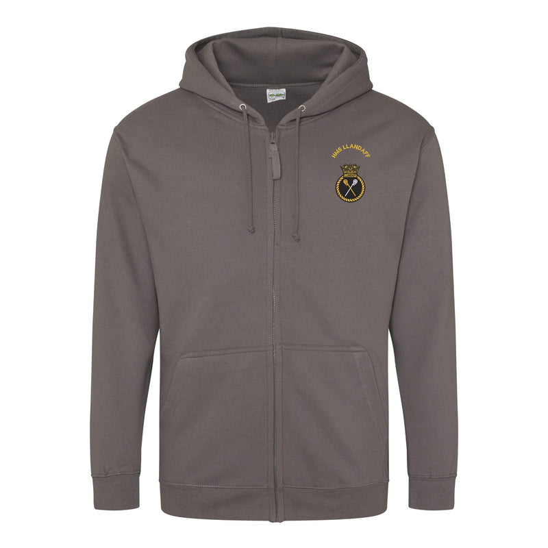 HMS Llandaff Zipped Hoodie