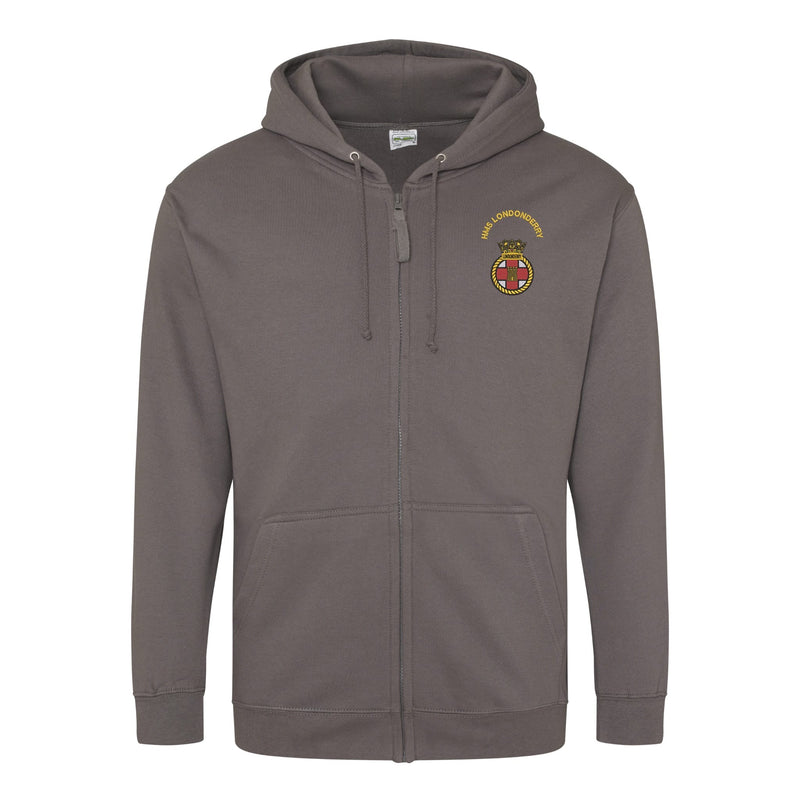HMS Londonderry Zipped Hoodie