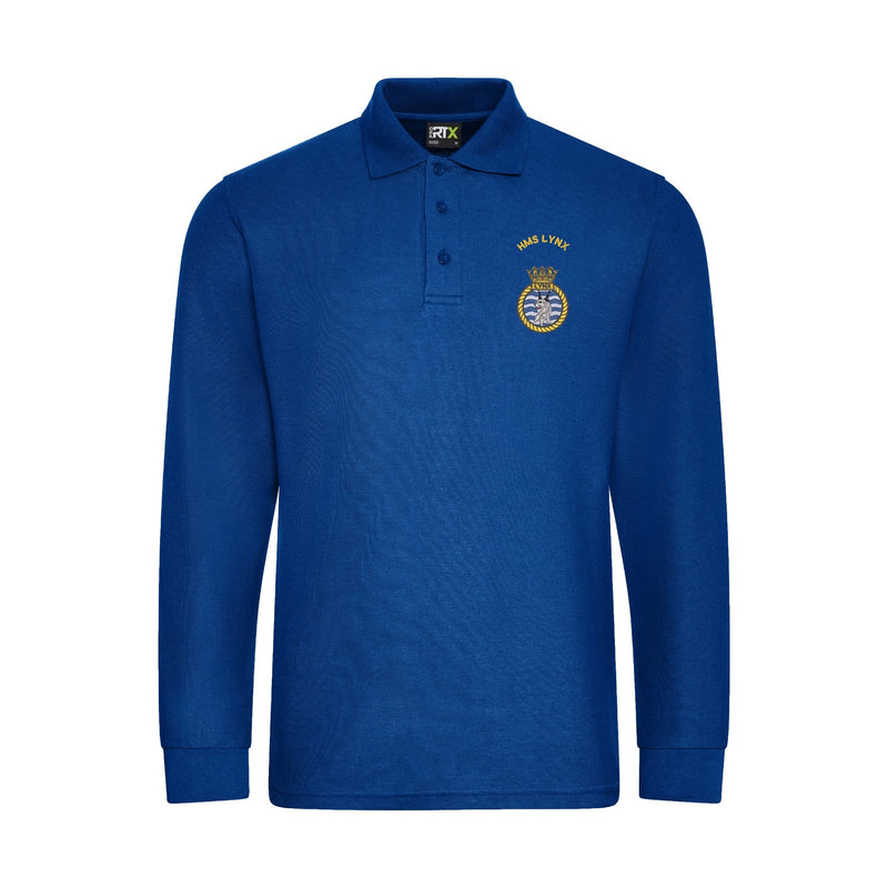 HMS Lynx Long Sleeve Polo Shirt