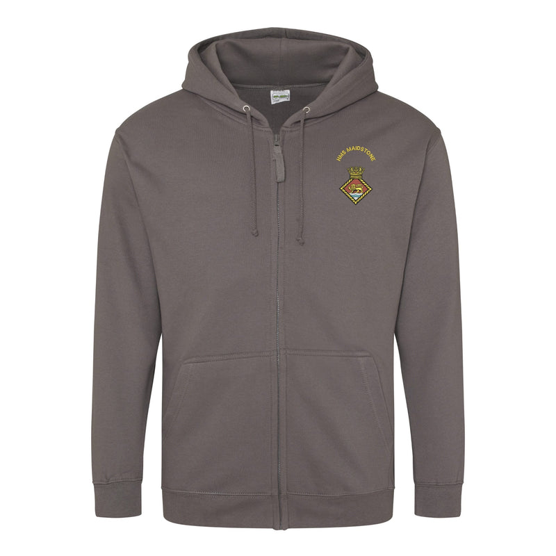 HMS Maidstone Zipped Hoodie