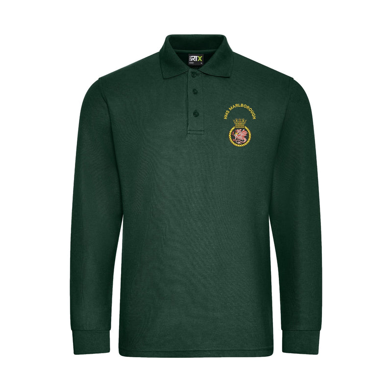 HMS Marlborough Long Sleeve Polo Shirt