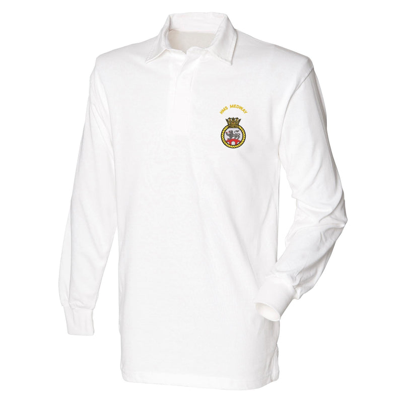 HMS Medway Long Sleeve Rugby Shirt