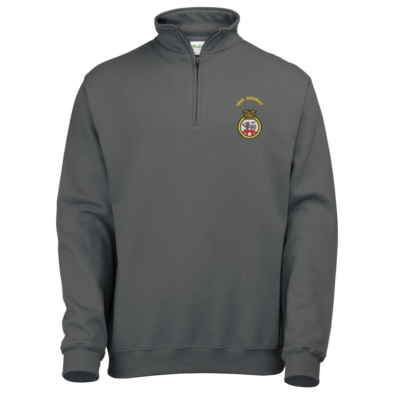 HMS Medway Quarter Zip Sweatshirt