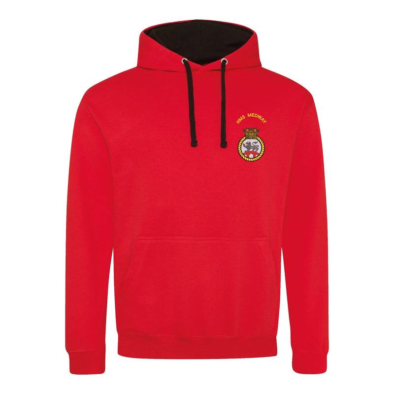 HMS Medway Varsity Contrast Hoodie