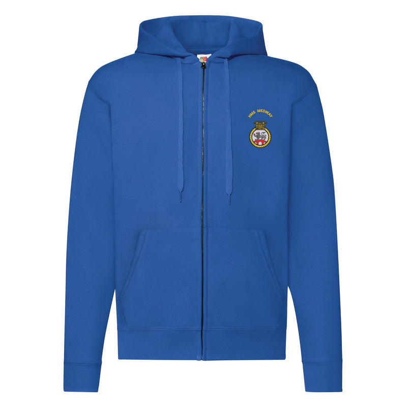 HMS Medway Zipped Hoodie