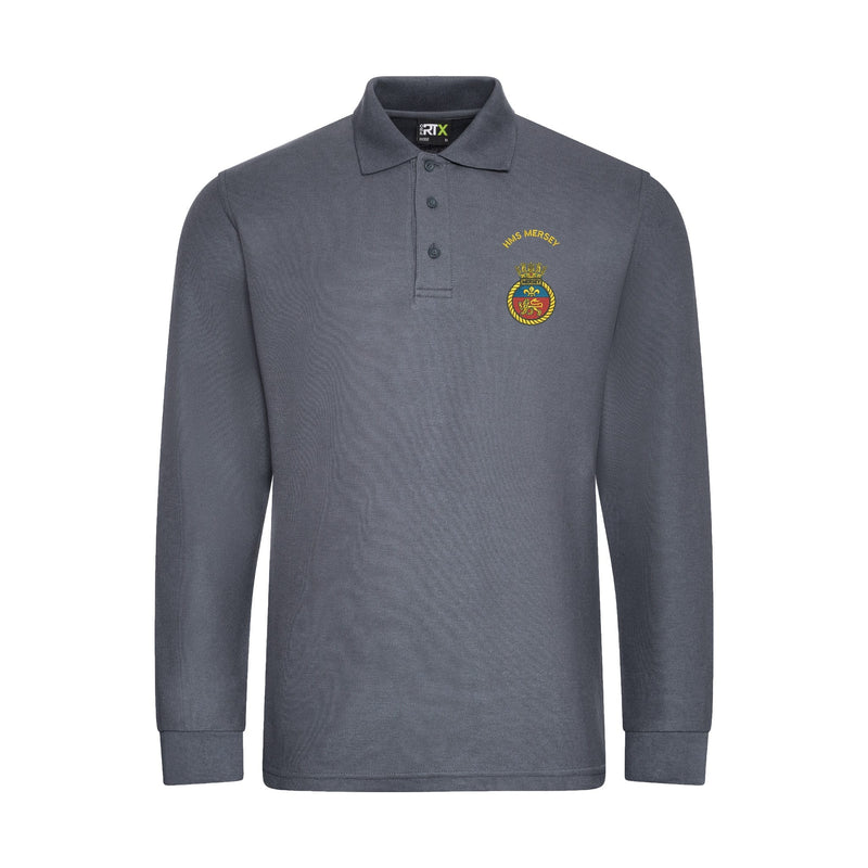 HMS Mersey Long Sleeve Polo Shirt
