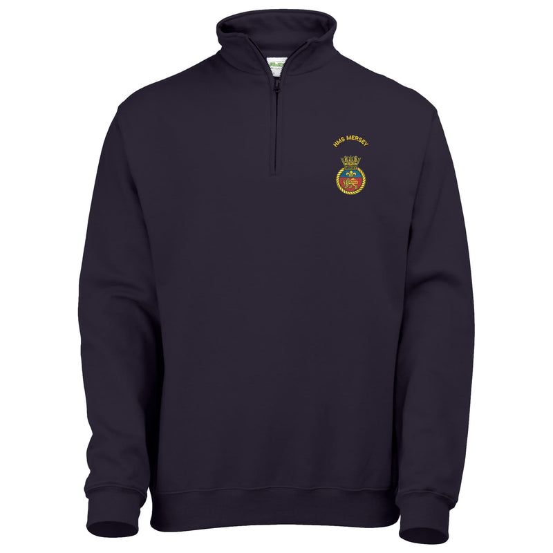HMS Mersey Quarter Zip Sweatshirt
