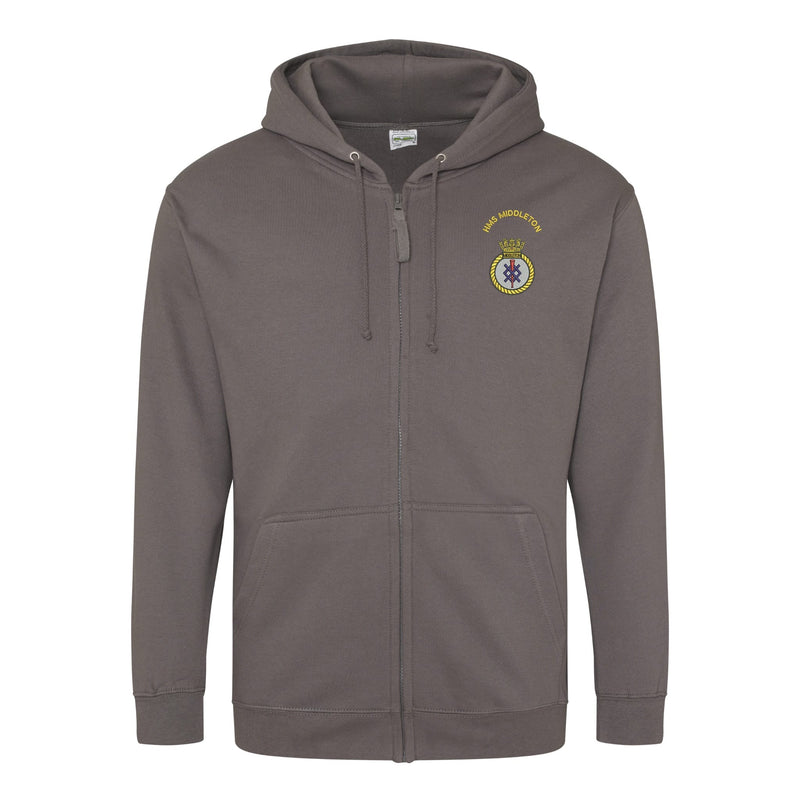 HMS Middleton Zipped Hoodie