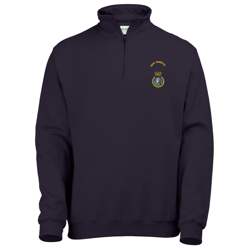HMS Minerva Quarter Zip Sweatshirt