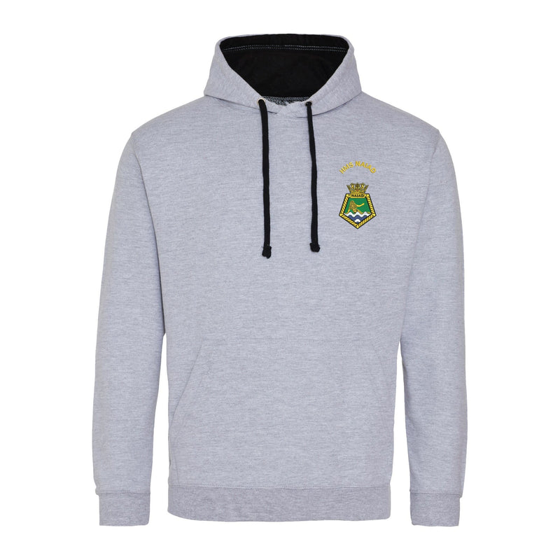 HMS Naiad Varsity Contrast Hoodie