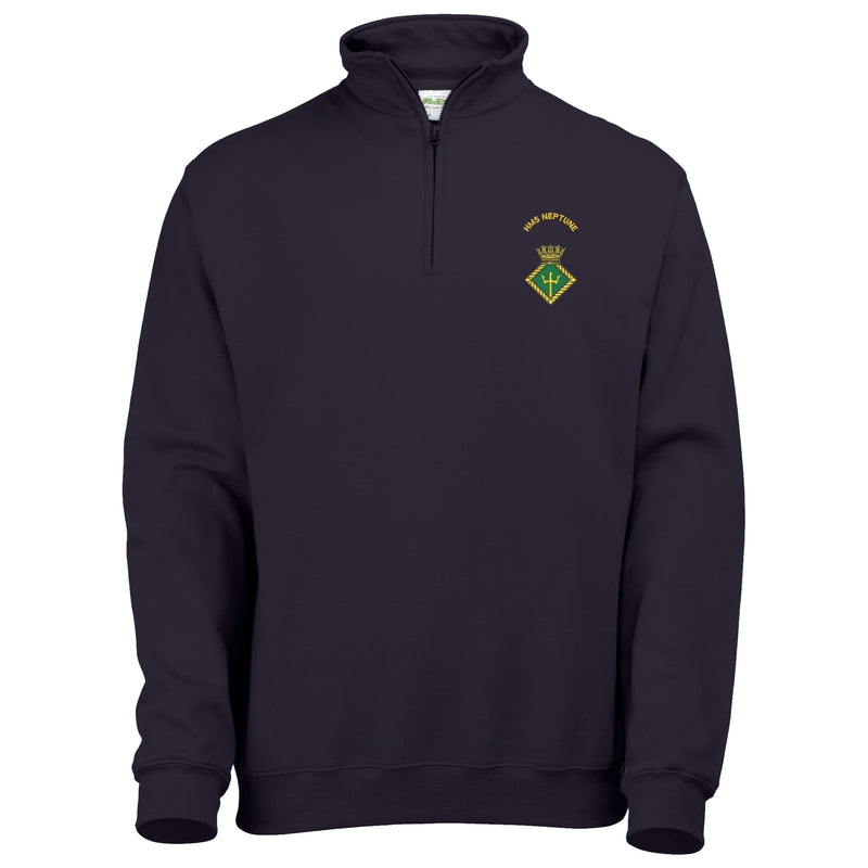 HMS Neptune Quarter Zip Sweatshirt