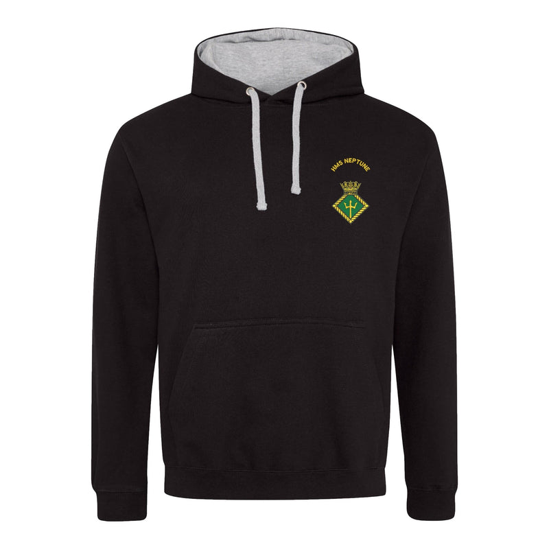 HMS Neptune Varsity Contrast Hoodie