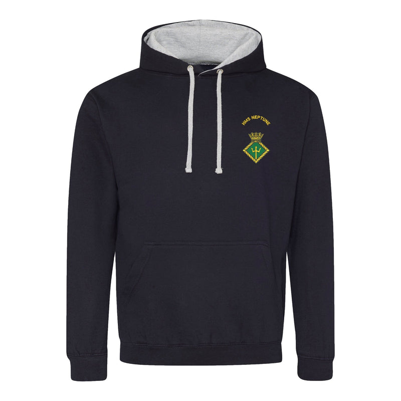 HMS Neptune Varsity Contrast Hoodie