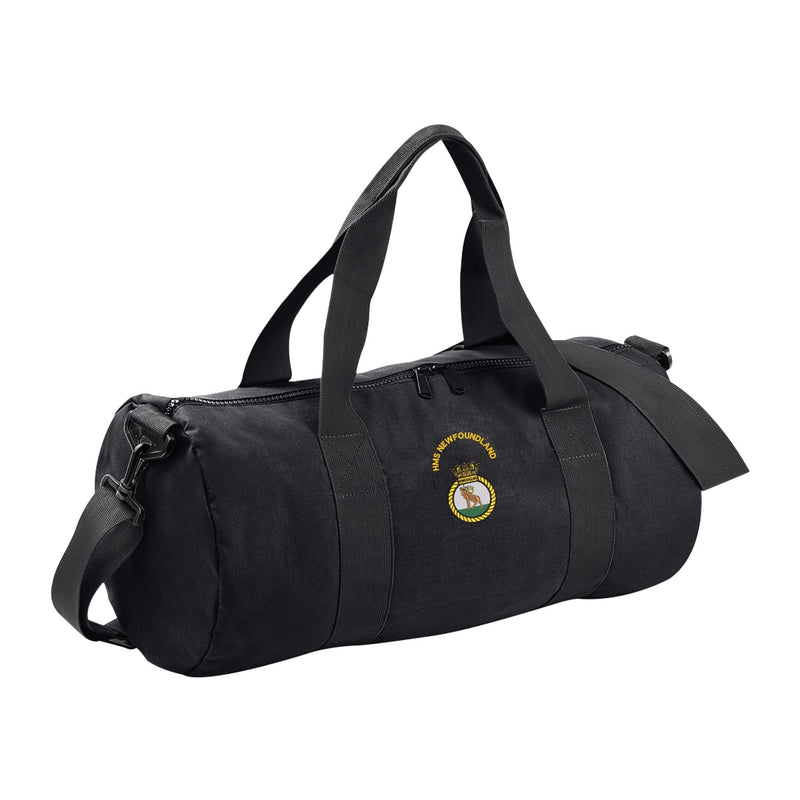 HMS Newfoundland Barrel Bag